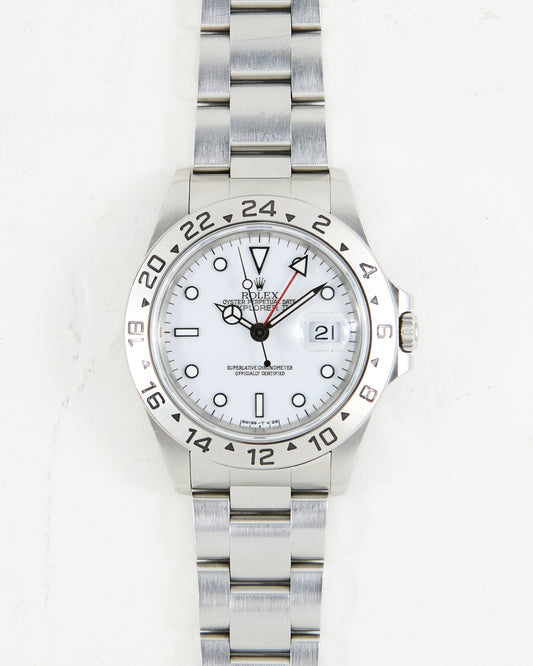 ROLEX EXPLORER II POLAR WHITE DIAL