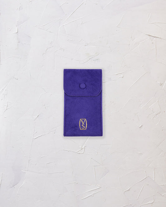 VERY SPECIAL - PURPLE VELVET WATCH POUCH