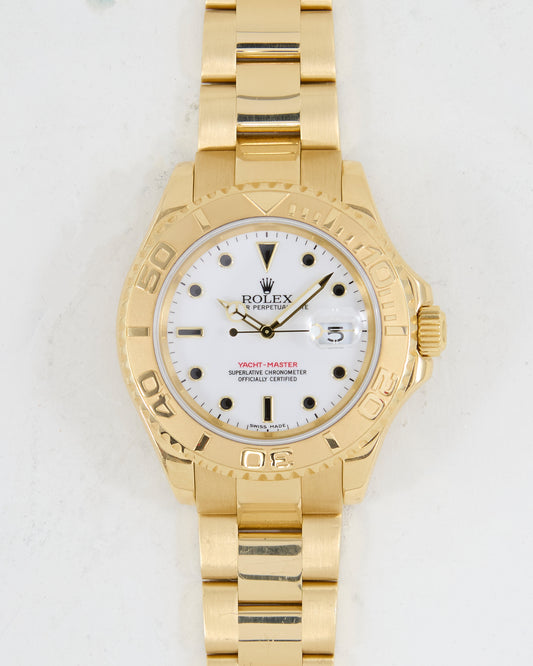 ROLEX YACHT-MASTER IN GOLD ON OYSTER BRACELET